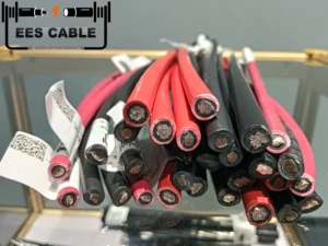 H1Z2Z2-K Solar Cable PV1-F 1500V DC Tinned Copper Photovoltaic Cable 1.5-240mm² Single Core 2.5-50mm² Twin Core
