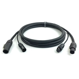Audio Sound Equipment Active Stereo Speaker 50W Power Signal Composite Line Connection Stage Light Speed Lamp Combination
