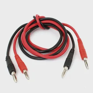 Wholesale 2mm Banana Plug Cable with Copper Conductor Insulated Spiral Cable for DC Power Supply PVC & PE Insulation