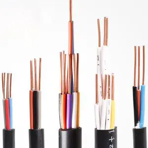 ZR-KVV Copper Flame Retardant PVC Insulated Multi-core Solid Conductor Control Cable 450/750V -25~70 Industrial Cable