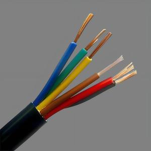 RVV Impact Resistant PVC Cable For Construction Site Temporary Power