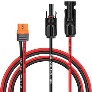Connecting Solar Panel for to XT60if Pure Copper12AWG Cable Compatible Cord for Mobile Energy Storage Battery Charging