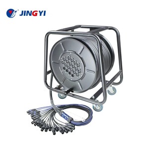 30-50m Stage Audio Multicore Cable Low Noise 8/12/16/20/24/28/32 Channel XLR Snake Cable with Drum