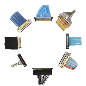 Hotten HRS DF81 Drone Cable Assembly 42AWG 30 Pin Custom Wire Harness Micro Coaxial Cables for Drones