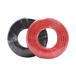 Factory Supply High Quality 600/1000V DC 1000/1800V Single Core Cable 4mm2 Solar Pv Cable Solar Panel Cable