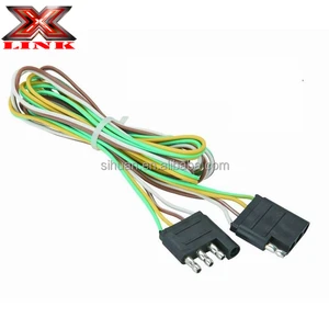 10 12 14 18 16 Gauge Awg 4c Bonded Trailer Light Cable Wire Harness Automotive Wire
