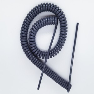 China Manufacturer Multicore Electrical Spring Spiral Coiled Wire Cable