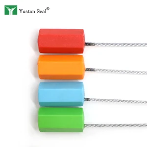 YTCS107 Custom Length Steel Wire Seal 1.0mm 1.8mm Diameter Security Cable Seal For Tanker Container Van