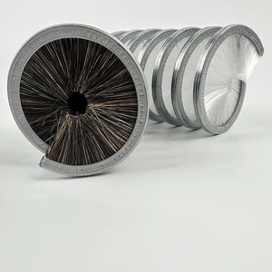Rotary Cleaning Inside Ring Inner Nylon Spird Brush Coil Spiral Roller Wire Brush Inside Cylindrical Brush