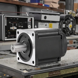 Servo Motor 0.75KW 220V Single-Phase High Torque 50KG Load 90 Degree Rotation IE2 Efficiency 80mm Frame for Juki Sewing Machine