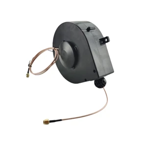 New Design Retractable 7m Anti-fire PP Plastic Power Cable Reel Auto Locking System BNC Connectors DYH-1703 for