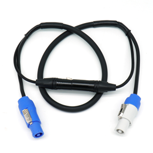 Wholesale Factory Direct Combi Powercon With 3 Pin Xlr 1M/2M/5M Hybrid Stage Cable Pvc Insulation Stranded Conductor Audio Cable