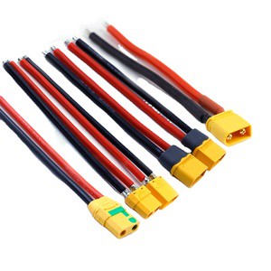 Customized Amass Xt30 Xt60 Xt90 Battery Cable Adapter Male Female Connector for Lithium Battery Electric Bicycle Wire Harness