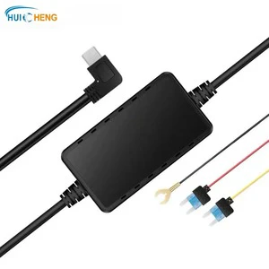 Power Supply For Car Dash Camera Step-down Hardwire Cable For Parking Monitoring 5V 2.5A USB C For DVR Car Dash Cam Power Cable
