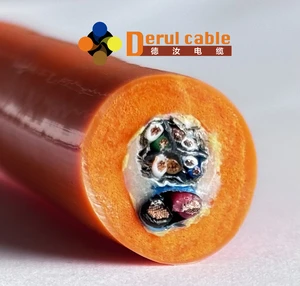 Flexible Waterblock CAT6/ CAT5E Ethernet Wire Cable With/ Without Power Wire with Aramid Fiber Braid for UAV/ ROV