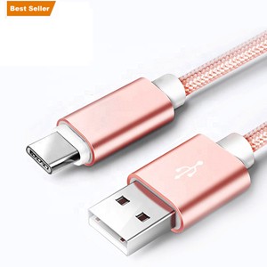 Custom Ultra-Thin Nylon Braided Flexible TPE/PVC Jacket 5A Fast Charging USB Type-C 100W 2.0 Cable for Camera Computer Earphone