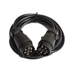 12V 7P Trailer Extension Cable with ISO1724 Trailer Plug
