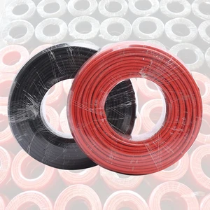 Factory Wholesale Solar Panels PV Solar Cable XLPE for for 4mm 6mm UV Resistant IP68 Flame Retardant V-0 Home