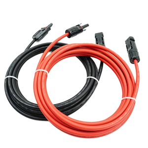 12AWG 4mm2 Copper XLPE Insulated for Solar Connector Cable Male/Female Single Head Outdoor IP65 Energy Storage Power Stations