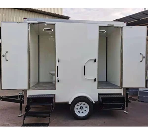 Mobile Restroom Trailer For Sale Accessible Trailers Construction Tiny House Mobile Home Outdoor Use White Sandwich Panel Ready