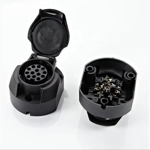 13 Pin European Standard Trailer Socket 13 Way Trailer Connector Power Cable Trailers Accessories