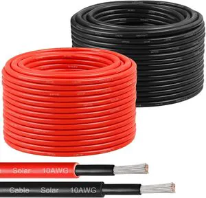 Double Insulation XLPO Stranded Copper Clad Aluminum Solar Cable 4mm2 6mm2 1500V DC IP65 High Safety Commercial Heating Building