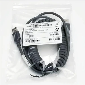 3 Meters Retractable Spiral Spring Coiled RJ45 to USB Cable for Zebra Symbol LS2208 DS2208 LS4208 LS4478 DS9208 DS3578 DS9208