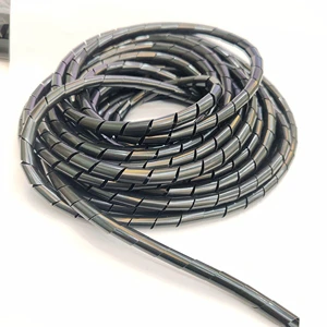 Spiral wrapping band 10mm wire wrap sleeve cable management organizer cord protector cable winder