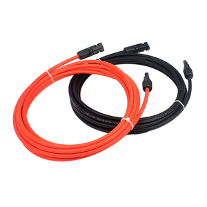 12AWG 4mm2 Tinned Copper XLPE Insulated 5m Solar Connector Cable Male/Female Single Head IP65 Outdoor Mobile Energy Storage