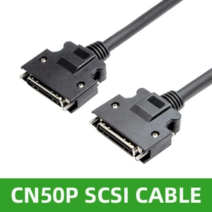 SCSI 50Pin Connector Cable for Yaskawa/Mitsubishi/Delta/Huichuan Servo Motors CN1 Transfer Interface Port SCSI Connection Wire
