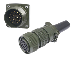 20-29S 17pin Male/Female 10A Copper Contact Power Cable Servo Motor Connector for Fanuc/Mitsubishi/Delta