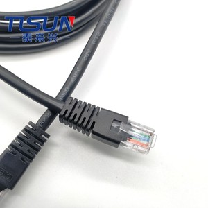 Industrial Camera Network Cable 8C Cable GigE Ethernet Cable Male To Male With Screw