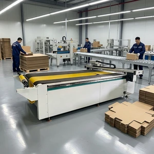 PVC Transparent Compound Corrugated Cardboard Cutting Machine for Folding Mailing Packaging