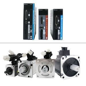 Lichuan CNC Servos 80mm 1000W 220V 4A 3.2N.m 3000RPM 17bit Incremental Servo Motor Driver Kit 80M03230B +LC20P-1000