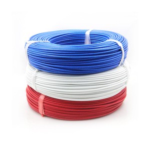 High Temperature Silicone Rubber Braided Tinned Wire Cable With Temperature Resistance Insulated
