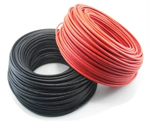 For Approved Halogen-Free XLPE Solar Copper Cable 2.5mm/4mm AC 600/1000V DC 1000/1800V -40~90C for Photovoltaic Systems