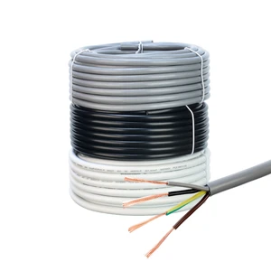 PVC 0.75mm 2.5mm 4mm 6mm 5 Core High Quality Multi Conductor Flexible Cable RVV 2 3 4 Core Flexible Cable