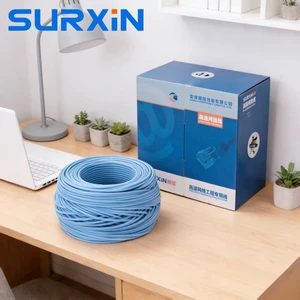 Cat6 Shielded Cca Ethernet Cable 305m 23awg Sftp Network Wire High Anti Interference For Industrial Use