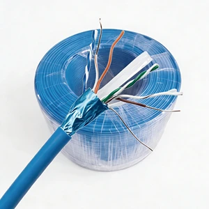 Professional Supply High Quality Cat6 Shielded Network Cable 100m Reel 4Pair CE RoHS CPR Certified Cost Effective