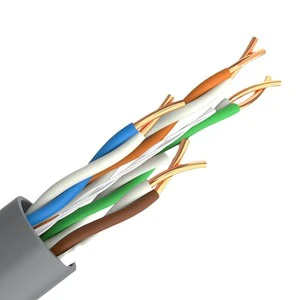 Cat5e Bulk Ethernet Cable 305M Oxygen-Free Pure Copper 24AWG UTP Wire Roll Gigabit Internet Lan Cord 100MHz For POE System
