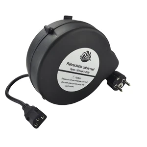 DYH-1606 Industrial Home Appliance Extension Cord Cable Reel 5m Auto-rewind Cable Reel