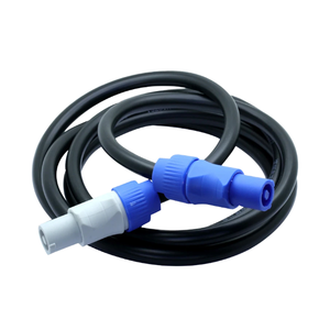 PowerCON Locking Braided Audio Power Extension Cable Oxygen-Free Copper Conductor Secure Connections for Professional Stage