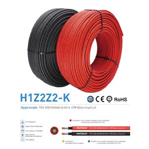 Topsky H1Z2Z2-K High and Low Temperature Resistance Low Smoke No Halogen PV Solar System DC Cable