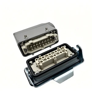 Industrial Heavy-Duty Connector for Power HE 10-Pin Aluminum Housing for Robot Mechanics Rail Transit Cable Equipment