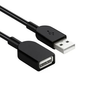 For High Quality USB 2.0 Extension Cable with 3A Fast Charging and Pure PVC Jacket for Camera Use