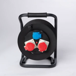Outdoor Use Retractable Plastic 25m 5g 2.5 Cee Socket EU Cable Reel Cable