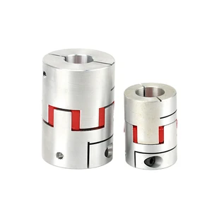 Jaw Coupling Motor Connector Plum Flexible Metal D30 L35 for Cnc Servo Motors Universal Stainless Steel,aluminium Standard ZCF