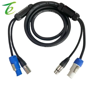 Stage light speed lamp connection line light power line DMX512 signal combination line active speaker audio composite line