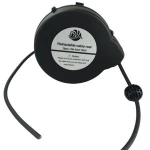 Free Assembly DYH Brand DYH-1606 220V 2/3 Cores Retractable Cable Reel 5m Home Appliance Electrical Supplies