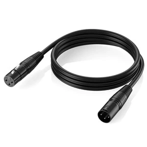 Stock HITEC HTP13250 XLR Male Female Balanced Audio Cable Oxygen-Free Copper Conductor PVC Foil Microphone/Speaker Connection